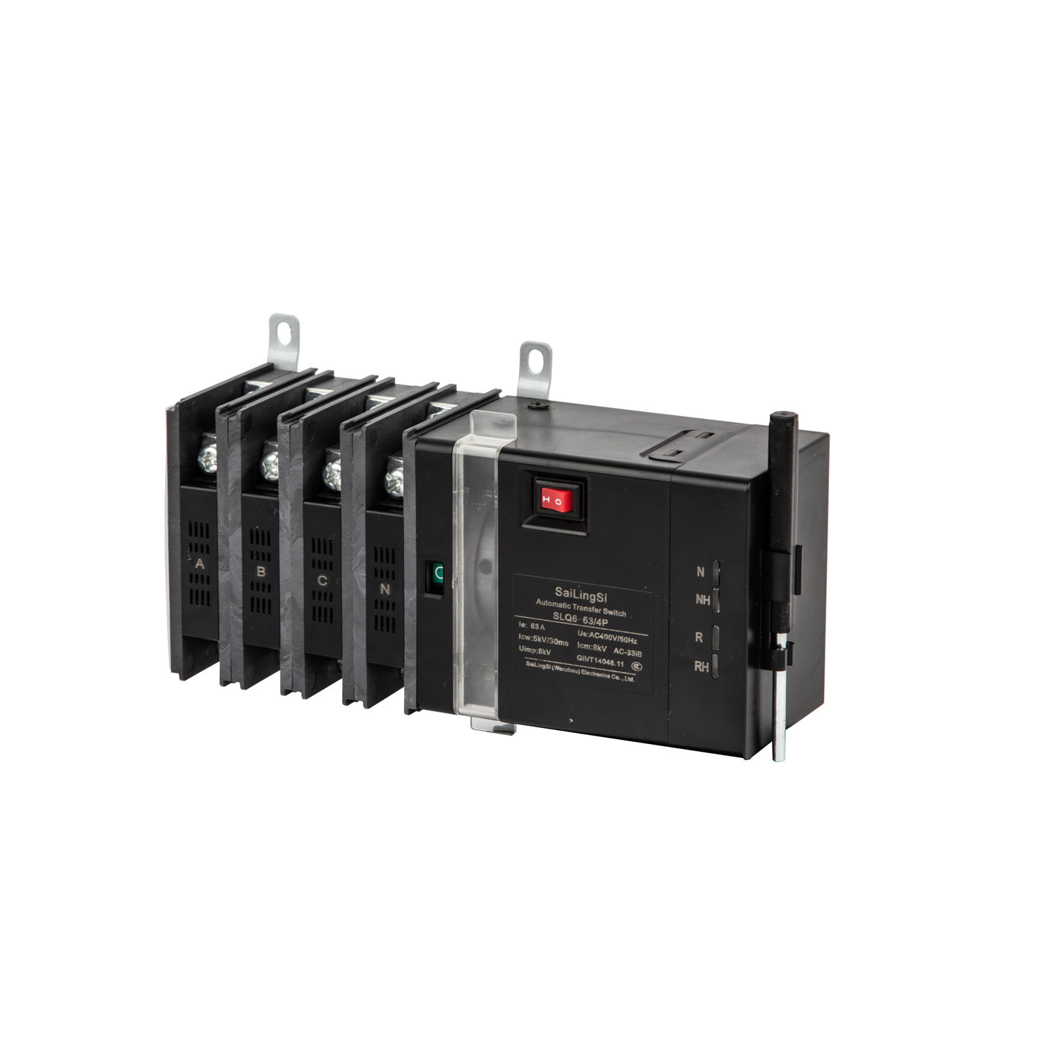 Solar Power to City Power ATS 63A 4p Automatic Transfer Switch ATS with Fire Control