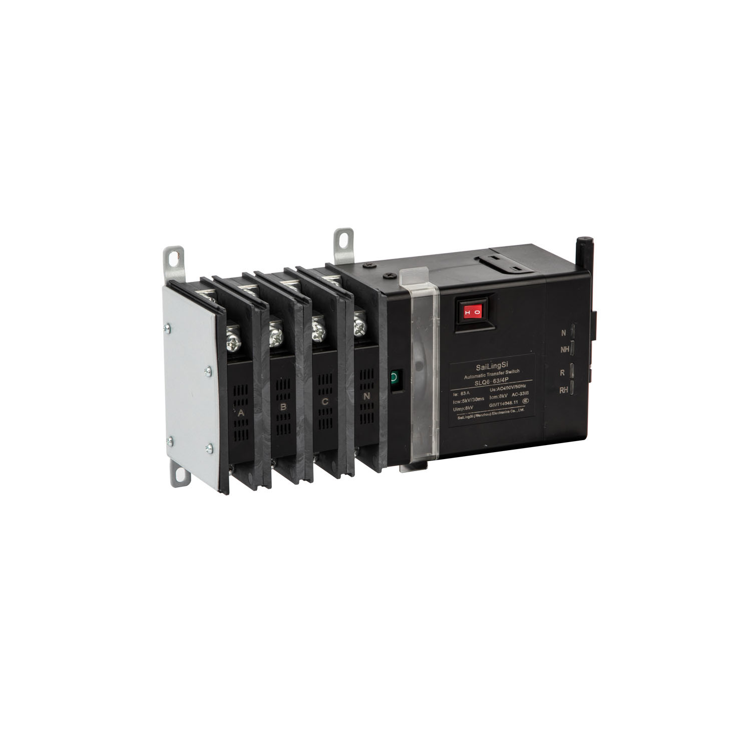 Solar Power to City Power ATS 125A 3p Automatic Transfer Switch ATS with Fire Control