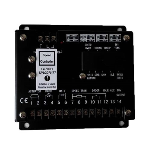 Generator Spare Part Electronic Speed Controller Board S6700H